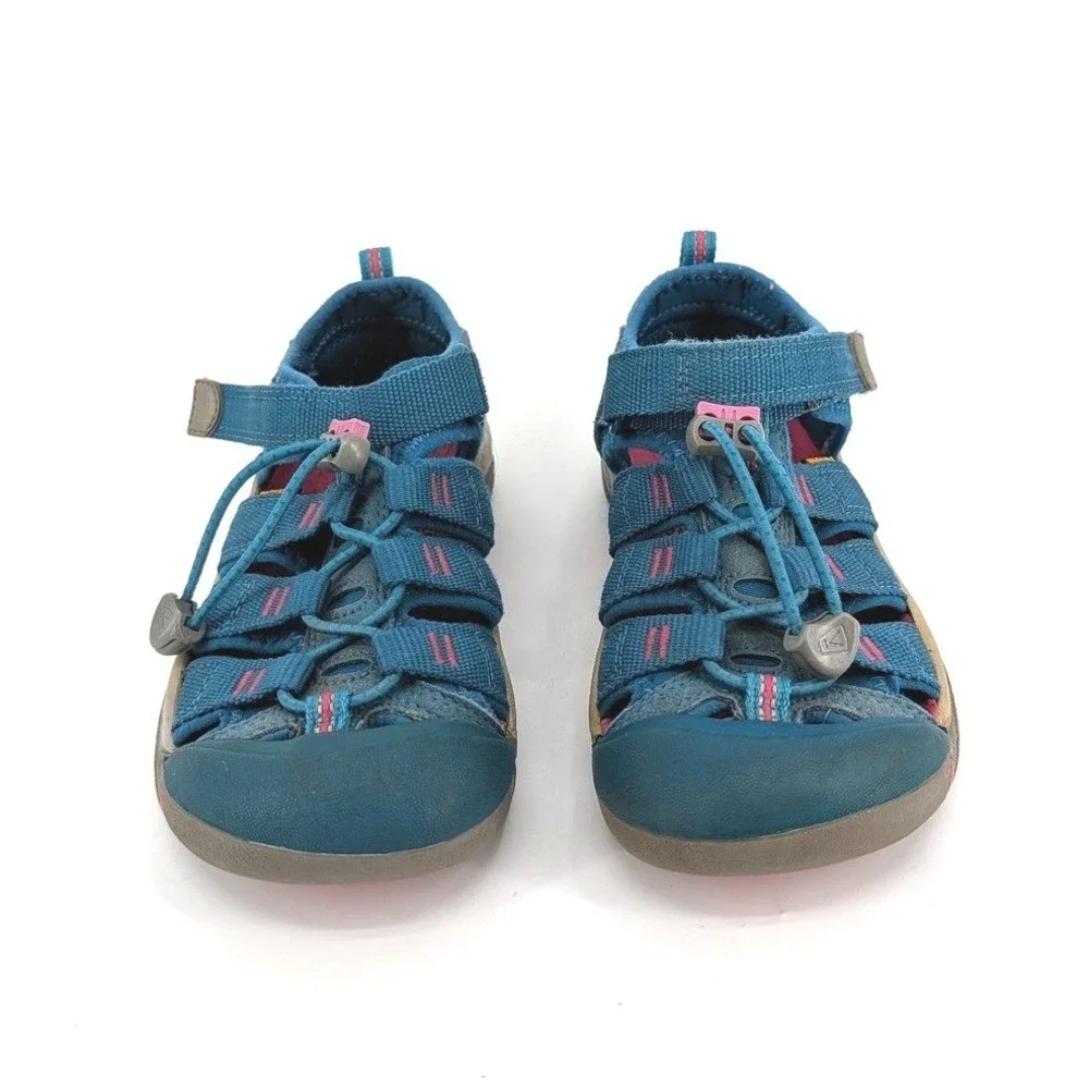 KEEN Seacamp‎ II CNX Blue Pink Youth Water Sandals Size 1